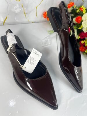 Even&Odd Slingback 
Size 38. chocolate brown