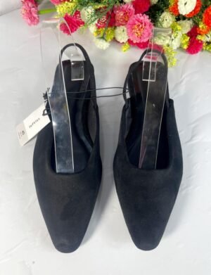 Lefties slingback in swede Size 40 black