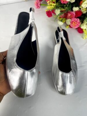 Simply be slingback 
Size 43 silver