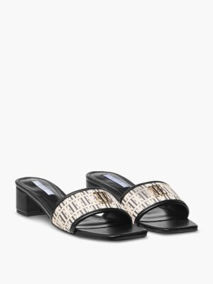 Elle Women's Monogram Detail Slip-On Sandals
Size 41